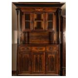 MONUMENTAL FRENCH EGYPTIAN REVIVAL COLUMN VITRINE