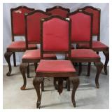 SET OF 6 ENGLISH CHIPPENDALE STYLE CHAIRS