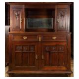 FRENCH ART NOUVEAU MAHOGANY BUFFET
