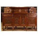 MONUMENTAL FRENCH RENAISSANCE REVIVAL SIDEBOARD