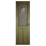 19TH C. FRENCH ETCHED GLASS DOOR