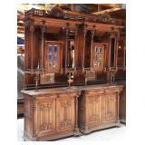 PAIR OF FRENCH RENAISSANCE REVIVAL OAK BUFFETS