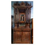 FRENCH HENRY II STYLE VITRINE BUFFET