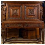 FRENCH RENAISSANCE REVIVAL CARVED CUPBOARD