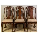 SET OF 6 FRENCH WALNUT CHAIRS