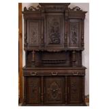 19TH C. FRENCH RENAISSANCE REVIVAL HUNT BUFFET