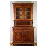 19TH C. FRENCH OAK HAND CARVED BUFFET