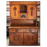 FRENCH ART NOUVEAU RAISED BUFFET