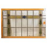 FRENCH STAINED GLASS PANEL