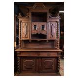 MONUMENTAL ENGLISH OAK BRALEY TWIST SERVER