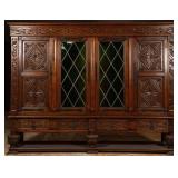 FRENCH RENAISSANCE STYLE VITRINE BOOKCASE