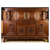 FRENCH RENAISSANCE REVIVAL FIGURAL SIDEBOARD