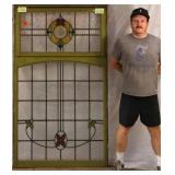 ANTIQUE SCOTTISH STAINED GLASS PANEL