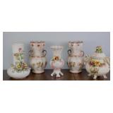 20TH C. ITALIAN DECORATIVE PORCELAIN GROUPING