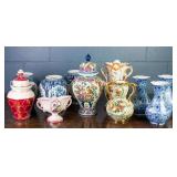 11 ASSORTED CONTINENTAL VASES