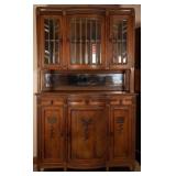 FRENCH ART NOUVEAU VITRINE BUFFET