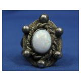 Sterling Silver Opal Ring
