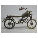 Wood 7 Metal Decorative Motorcycle 9.5' Tall