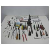 Assorted Hand Tools, Wrenches, Screwdrivers & More