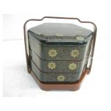 MCM Traditional Wooden Bento Box/Jubako 7' x 8'