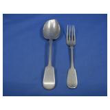 Nevada Silver D&A Serving Spoon W/Serving Fork