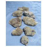 Eight Geological Specimens