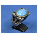 S.S. Lapis Lazuli Ring Hallmarked