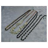 Four Gemstone Bead Necklaces TO Be Completed