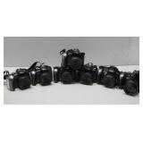 Seven Assorted Canon Cameras Powershot SX20 IS