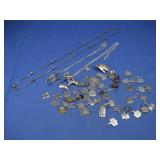 Hallmarked Sterling Silver Charms & Necklaces