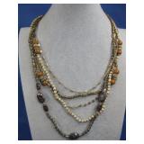 Multi Strand Fashion Necklace