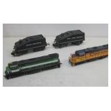 Two Marx Model Trains & Two Engine Model Trains