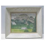 Framed Original Oil Painting 24' x 20.5'