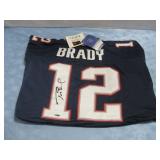 NWT Tom Brady Autographed # 12 Jersey W/COA Sz 56