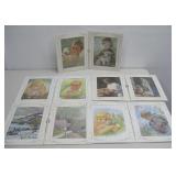 Ten Assorted Ideals Gallery Portfolio Of Prints