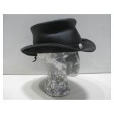 El Dorado Leather Top Hat W/Buffalo Nickel Hat See