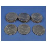 Fifteen Bicentennial Eisenhower Dollars