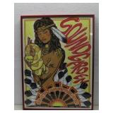 Autographed Soundgarden Framed Concert Poster See