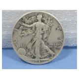 1941 Walking Liberty Half Dollar 90% Silver