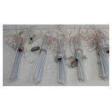 Five Bundles Of 12'  LED Lights Power On