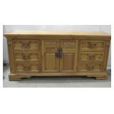 Pine Wood Dresser 72' x 18' x 33.5'