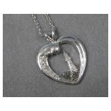 Thomas Kinkade S.S. Heart Lighthouse Pendant See