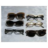 Six Assorted Glasses & Sunglasses