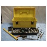 Plano Plastic Tackle Box W/Various Tools & Sockets