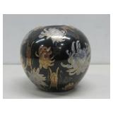 Vtg Japanese Satsuma Style Ceramic Vase 7'