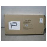 NIB Lattice Back Steel Bench