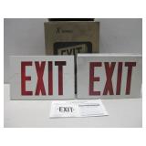 NIB Two Lithonia EXIT Signs