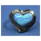 S.S. SW Opal Ring Hallmarked 6.6g