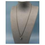 Blue Gemstone Chain Necklace