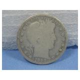 1898 Barber Half Dollar 90% Silver